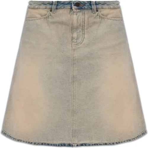 Denim skirt , female, Sizes: XS, S - Balenciaga - Modalova