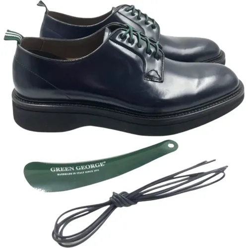 Business Shoes , male, Sizes: 8 1/2 UK, 7 1/2 UK, 9 1/2 UK, 6 1/2 UK, 6 UK - Green George - Modalova