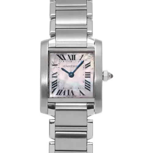 Pre-owned Glass watches , female, Sizes: ONE SIZE - Cartier Vintage - Modalova