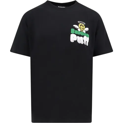 T-Shirt mit Logo-Print aus Baumwolle , Herren, Größe: M - Barrow - Modalova