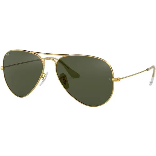 Klassische Aviator Sonnenbrille in Gold/Grün - Ray-Ban - Modalova