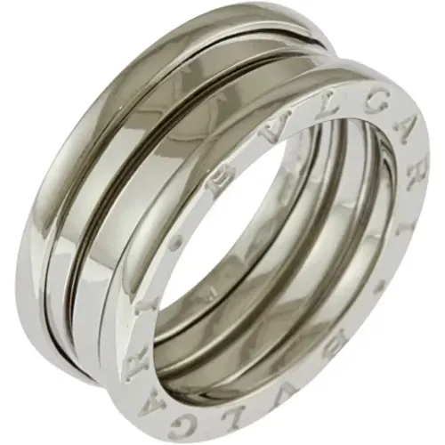 Pre-owned White Gold rings , female, Sizes: ONE SIZE - Bvlgari Vintage - Modalova