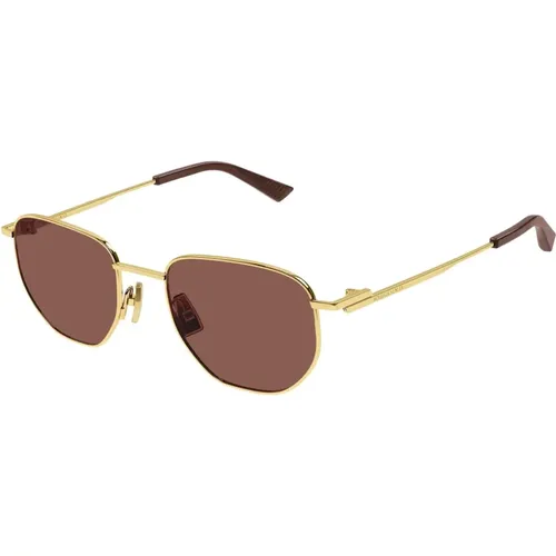 Sunglasses,Stylische Sonnenbrille BV1301S,Sonnenbrille Bv1301S Schwarz - Bottega Veneta - Modalova