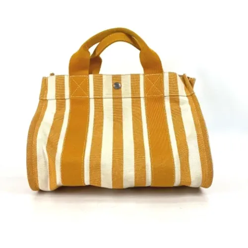 Pre-owned Fabric handbags , female, Sizes: ONE SIZE - Hermès Vintage - Modalova