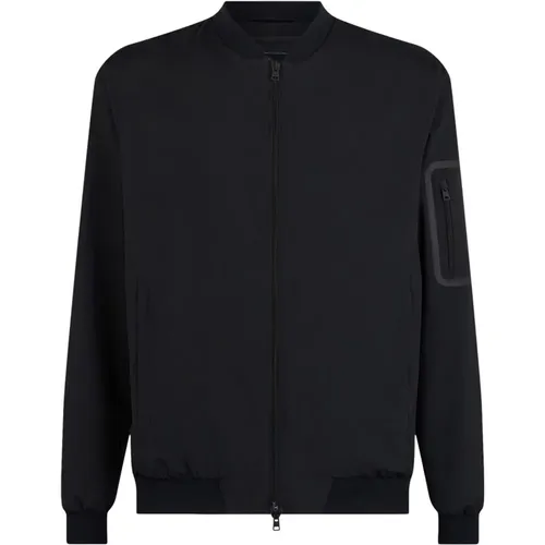 Stylish Zip-Through Sweatshirt for Men , male, Sizes: L - Herno - Modalova