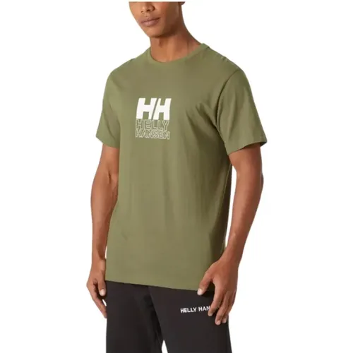 Graphic T-shirt , male, Sizes: M, S, L - Helly Hansen - Modalova