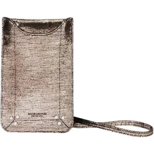 Stilvolle Handybrieftasche mit Schultergurt , Damen, Größe: ONE Size - Jérôme Dreyfuss - Modalova