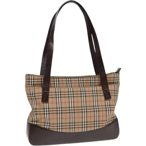 Pre-owned Canvas totes , female, Sizes: ONE SIZE - Burberry Vintage - Modalova