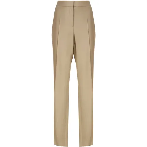 Green Straight Trousers , female, Sizes: 2XS - Stella Mccartney - Modalova