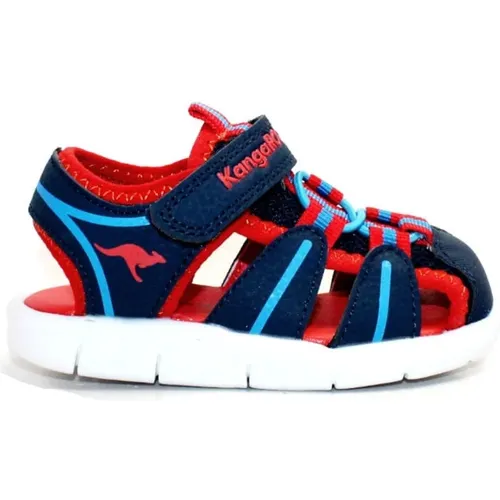 Kinder Marineblau-Orange Sneakers - Kangaroos - Modalova