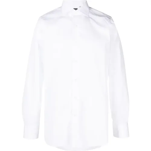 Cotton shirt , male, Sizes: 4XL - Finamore - Modalova