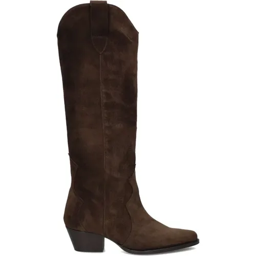 Indie Wildleder Braun Cowgirl Stiefel - Toral - Modalova