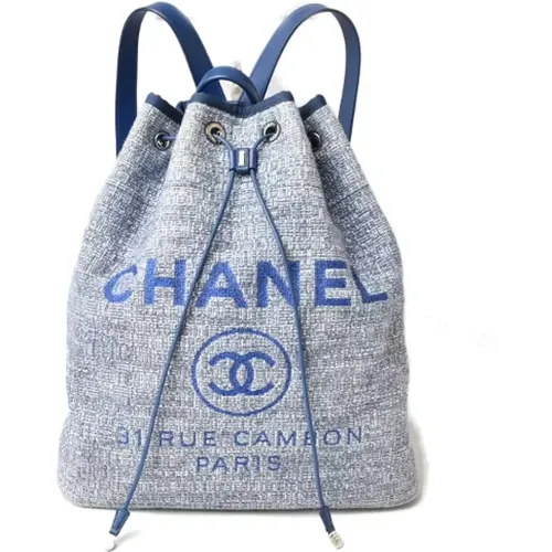 Pre-owned Canvas backpacks , female, Sizes: ONE SIZE - Chanel Vintage - Modalova