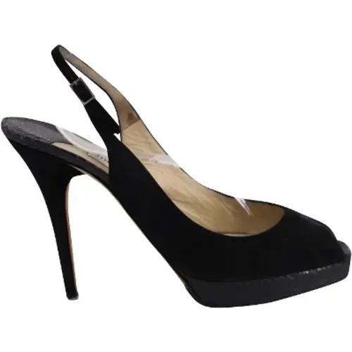 Pre-owned Suede heels , female, Sizes: 9 1/2 UK - Jimmy Choo Pre-owned - Modalova