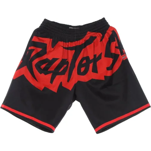 Raptors Basketball Shorts Hardwood Classics , male, Sizes: L - Mitchell & Ness - Modalova