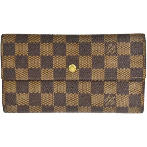 Pre-owned Canvas wallets , female, Sizes: ONE SIZE - Louis Vuitton Vintage - Modalova