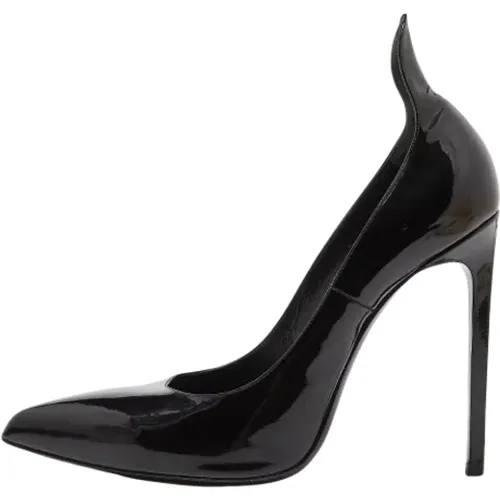 Pre-owned Leather heels , female, Sizes: 8 1/2 UK - Yves Saint Laurent Vintage - Modalova
