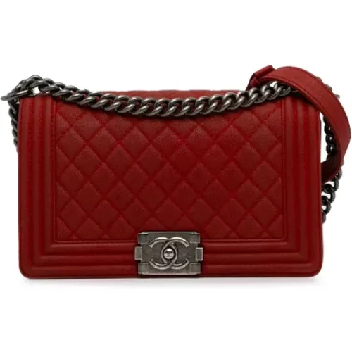 Pre-owned Leather crossbody-bags , female, Sizes: ONE SIZE - Chanel Vintage - Modalova