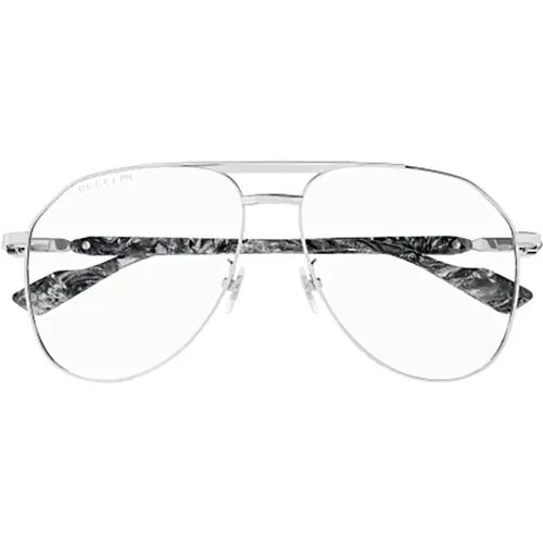 Metallic Sunglasses for Women , female, Sizes: 59 MM - Gucci - Modalova