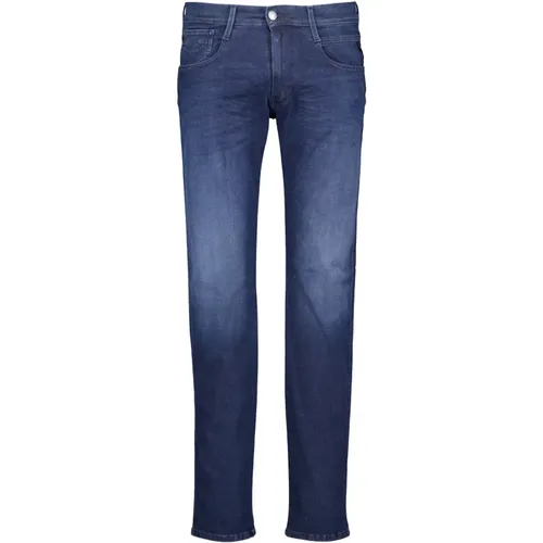 Blaue Jeans , Herren, Größe: W30 L34 - Replay - Modalova