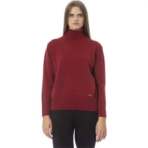 Trendiger Strick - Langarm Pullover , Damen, Größe: XL - Baldinini - Modalova