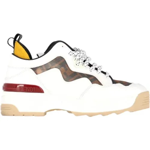 Pre-owned Leather sneakers , female, Sizes: 7 UK - Fendi Vintage - Modalova