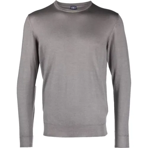 Merino wool knitwear , male, Sizes: L - Fedeli - Modalova