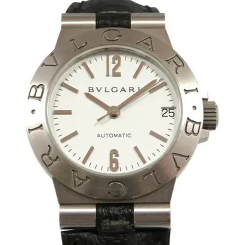 Pre-owned Stainless Steel watches , male, Sizes: ONE SIZE - Bvlgari Vintage - Modalova