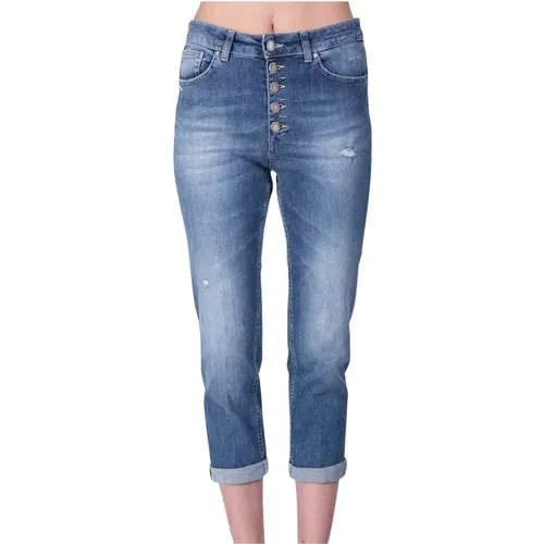 Stylische Cropped Jeans , Damen, Größe: W30 - Dondup - Modalova