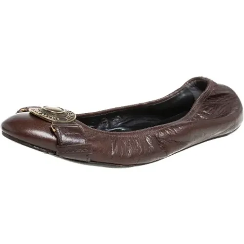 Pre-owned Leather flats , female, Sizes: 6 UK - Burberry Vintage - Modalova