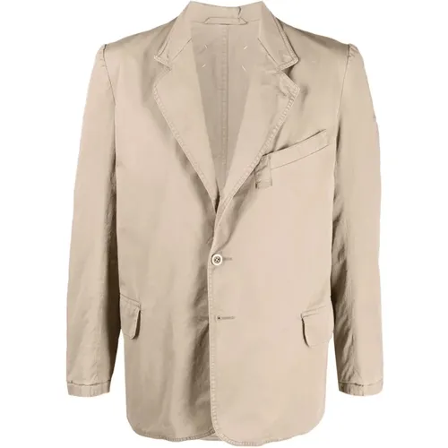Patch Pocket Jacket , male, Sizes: L, M - Maison Margiela - Modalova