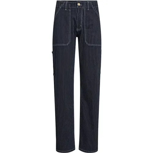 Dark Stripe Utility Jeans , female, Sizes: S, XS, L, M - Sofie Schnoor - Modalova