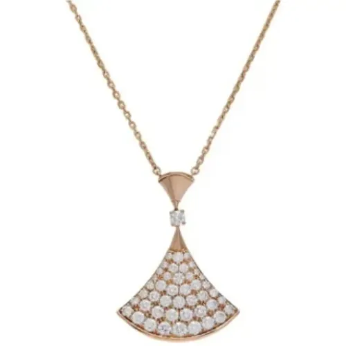 Pre-owned Rose Gold necklaces , female, Sizes: ONE SIZE - Bvlgari Vintage - Modalova