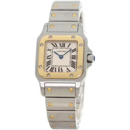 Pre-owned Yellow Gold watches , female, Sizes: ONE SIZE - Cartier Vintage - Modalova