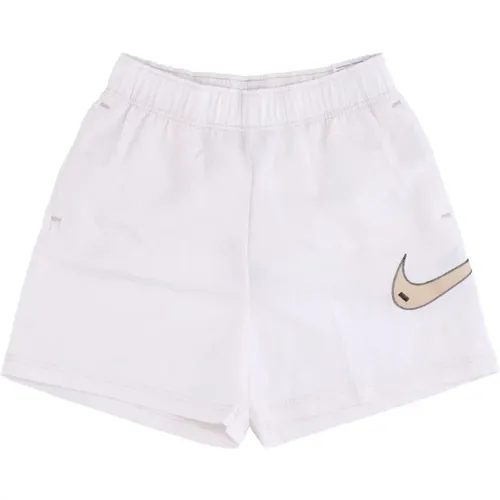 High-Rise Gewebte Sportshorts Phantom - Nike - Modalova