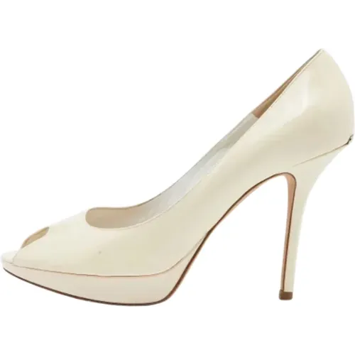 Pre-owned Leather heels , female, Sizes: 7 1/2 UK - Dior Vintage - Modalova