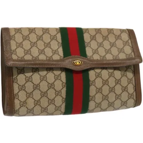 Pre-owned Leder clutches - Gucci Vintage - Modalova