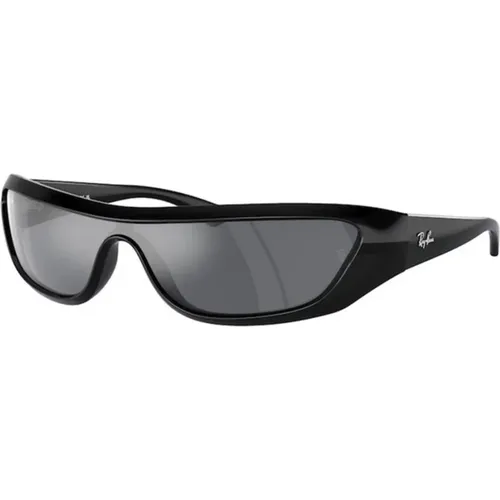 Rb4431 Sonnenbrille in Schwarz mit dunkelgrauen Gläsern , Damen, Größe: 34 MM - Ray-Ban - Modalova