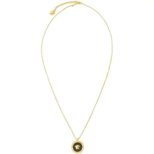 Metal Icon Necklace , female, Sizes: ONE SIZE - Versace - Modalova