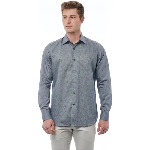 Sophisticated Italian Collar Shirt for Men , male, Sizes: L, 4XL, 3XL, 2XL, XL, M - Bagutta - Modalova