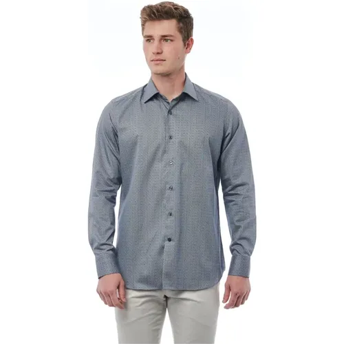 Sophisticated Italian Collar Shirt for Men , male, Sizes: L, 4XL, 3XL, 6XL, 5XL, 2XL, S, XL, M - Bagutta - Modalova