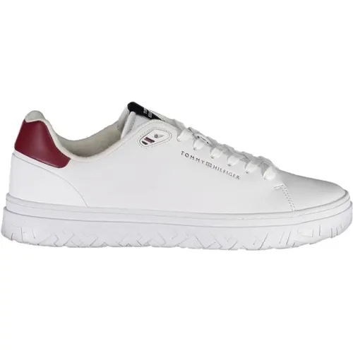 Classic sneakers with contrasting details , male, Sizes: 10 UK - Tommy Hilfiger - Modalova