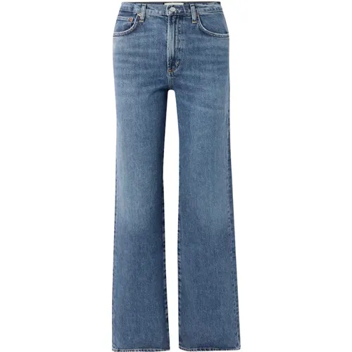 Lässige Gerades Jeans , Damen, Größe: W28 - Agolde - Modalova