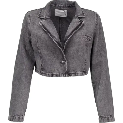 Graue JeansDenim Jacke VikaCC Kollektion - Co'Couture - Modalova