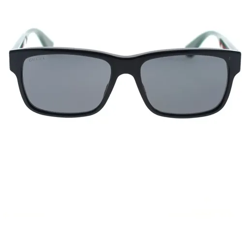 Rechteckige Sonnenbrille Gg0340S , Herren, Größe: 58 MM - Gucci - Modalova
