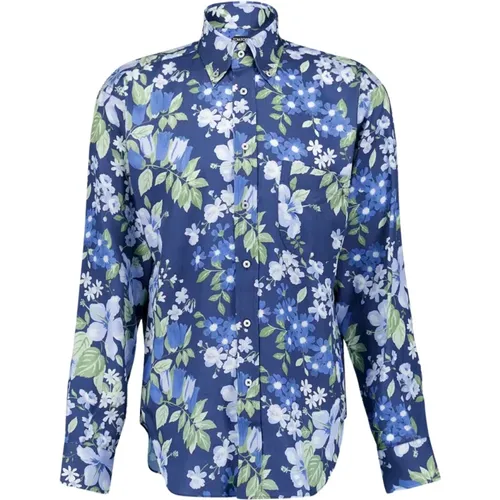 Fluid Floral Shirt , male, Sizes: XL - Tom Ford - Modalova