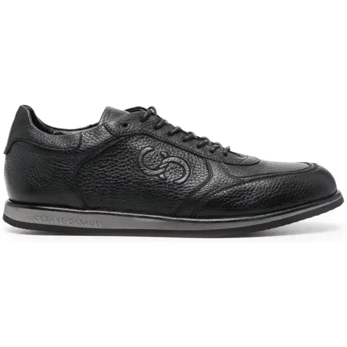Leather Sneakers for Men , male, Sizes: 7 UK, 8 1/2 UK, 10 UK - Casadei - Modalova