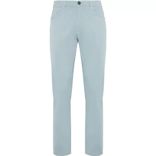 Stretch Baumwolle/Tencel Jeans , Herren, Größe: W34 - Boggi Milano - Modalova