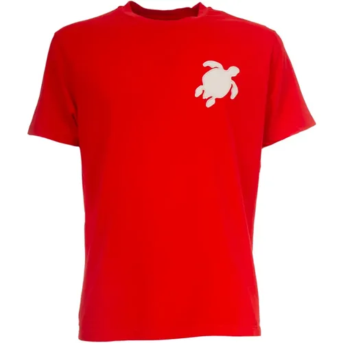 Kurzarm T-Shirt mit Patch - Vilebrequin - Modalova