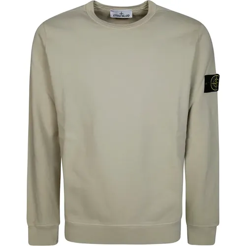 Rundhals-Sweatshirt Basic Style, Pullover für Männer - Stone Island - Modalova